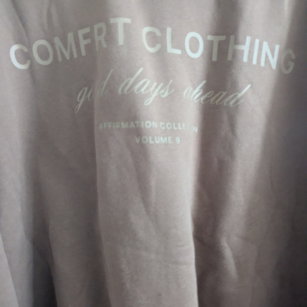 Nwot Comfrt Zip Affirmation Hoodie In Color Teddy Size 2XL - Picture 6 of 9